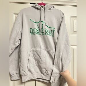 Gray Dinosaur Valley State Park Hoodie